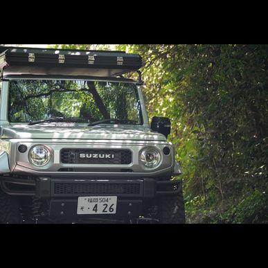 かっこいい｜ジムニー｜カスタム｜アルミバンパー｜ルーフトップテント｜グーニーズワン｜福岡県