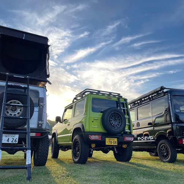 ジムニー｜ジムニーシエラ｜ルーフラック｜3フット｜完成｜カスタム｜キャンプ